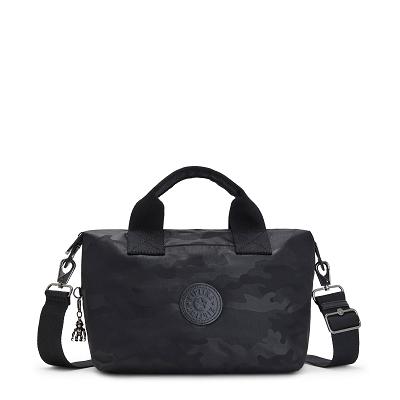 Bolsos Bandolera Kipling Kala Mini Negros Camuflados | MXKi1629F