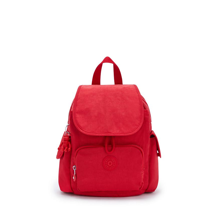 Mochilas De Viaje Kipling City Pack Mini Rojos | MXKi1393A